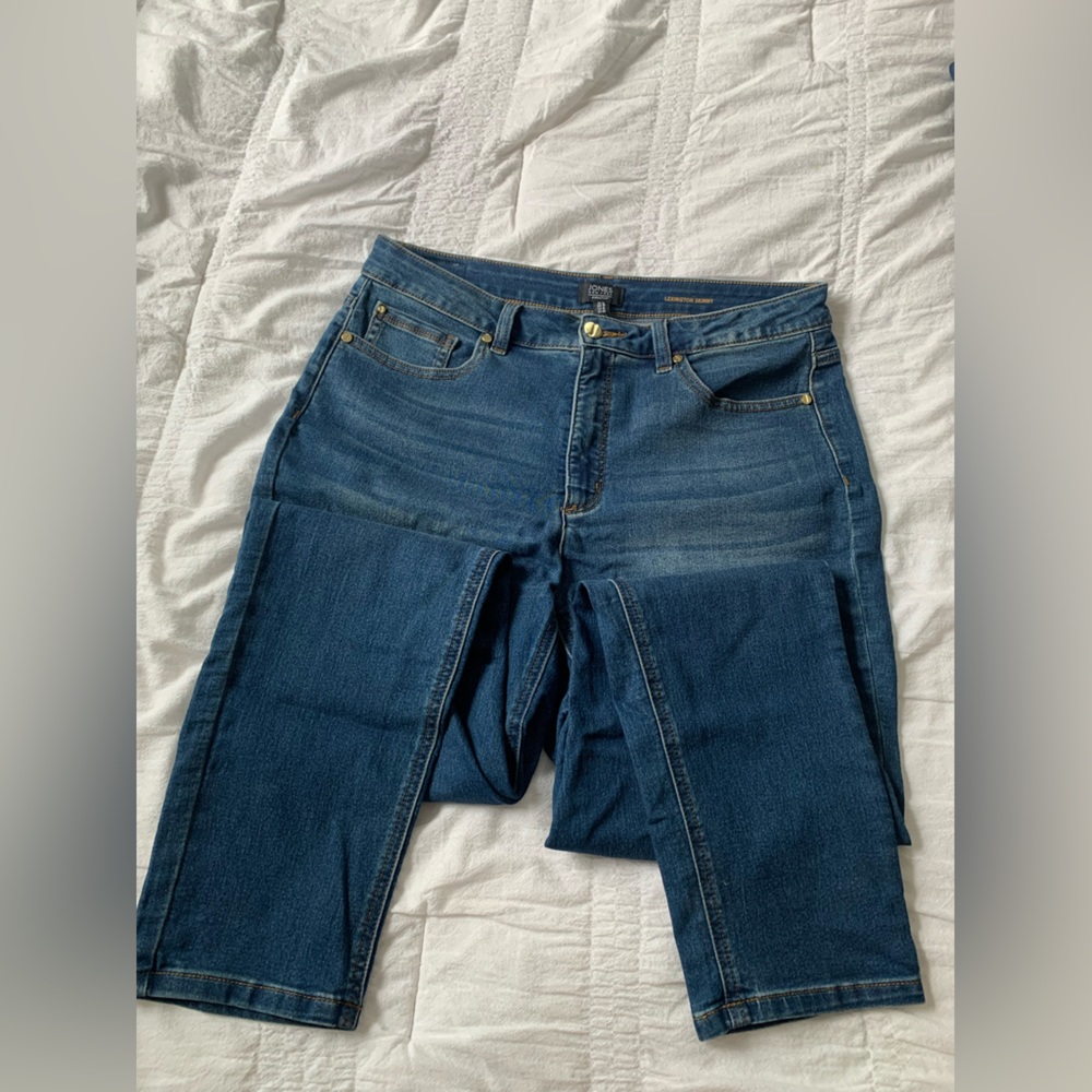 Straight leg jeans